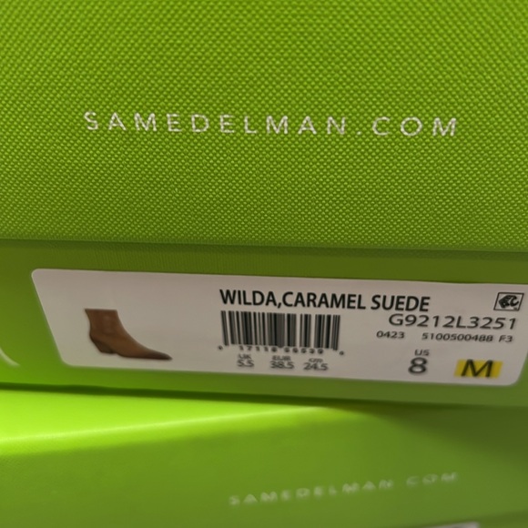 Sam Edelman Wilda Camel Suede Size 8 - Picture 6 of 6
